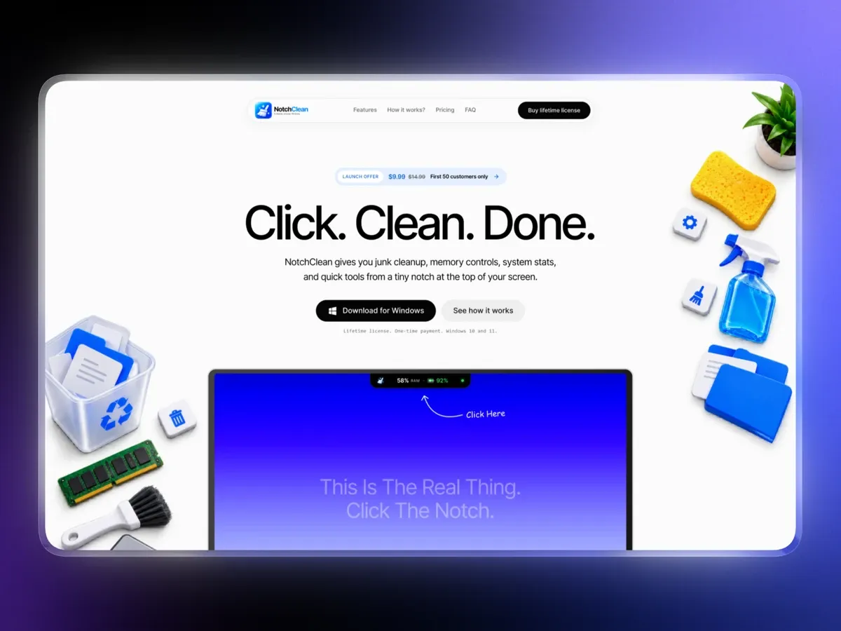 NotchClean — project thumbnail
